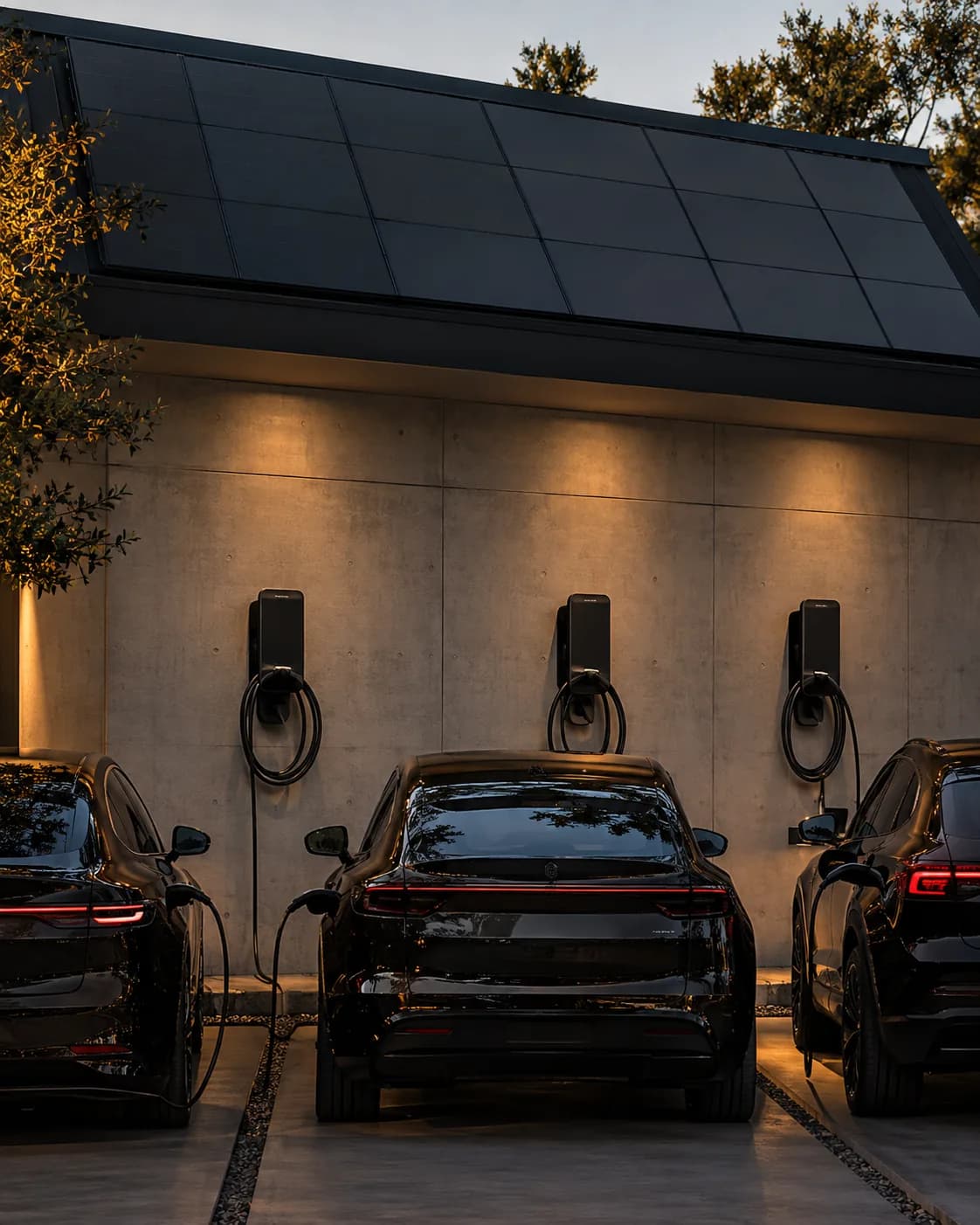 Cochera solar — Pilar: sala técnica