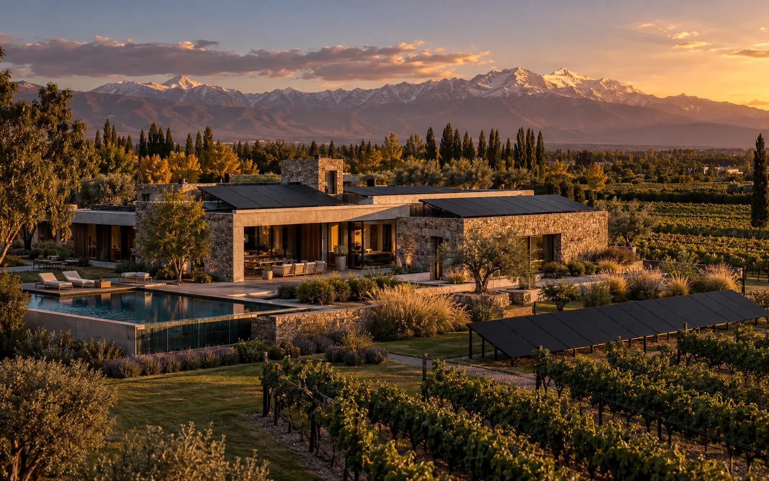 Finca boutique — Chacras de Coria: vista general